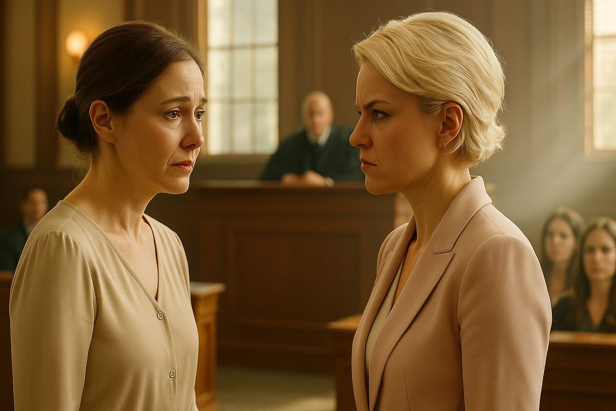 Сестра вернулась через месяц после похорон... С адвокатом. Она уверена, что я украла