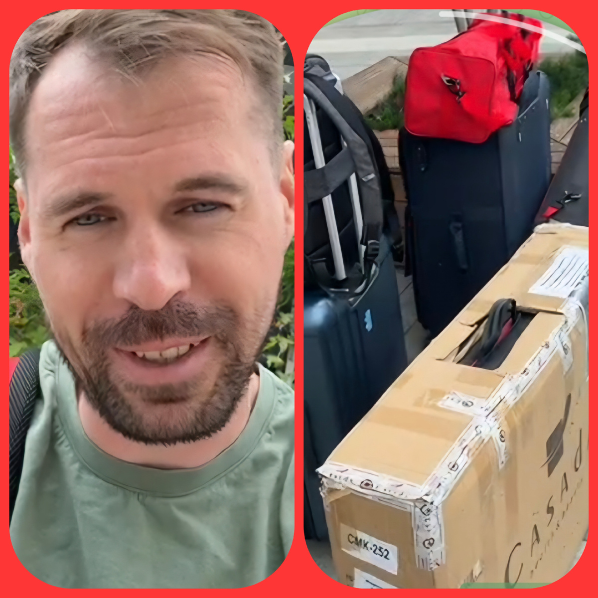 Устюгов и его багаж: "Диван, чемодан, саквояж, картина, корзина, картонка и маленькая собачонка", как в стихотворении Самуила Маршака, не иначе 🤣