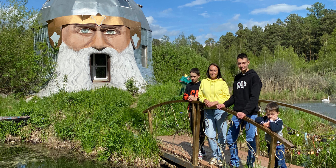 Парк сказки Пушкина в городе Миасс