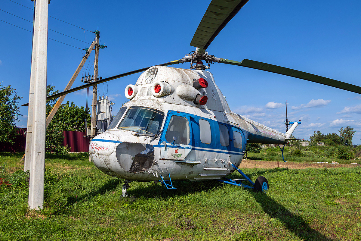 Ми-2 EW-23291, Белорус, Гомельская область, Красный Маяк, июнь 2025 года. Фотография © Александр Жуков