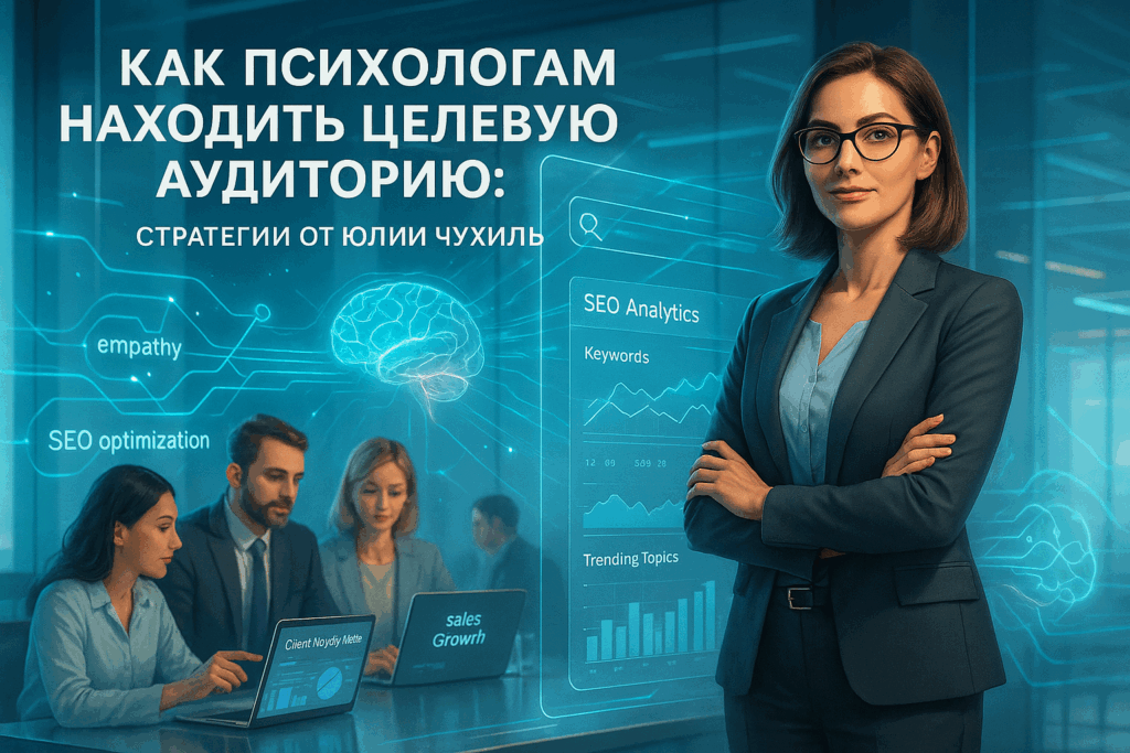    Как психологам найти целевую аудиторию в 2025: SEO-стратегии от Юлии Чухиль для увеличения продаж и повышения лояльности Юлия Чухиль