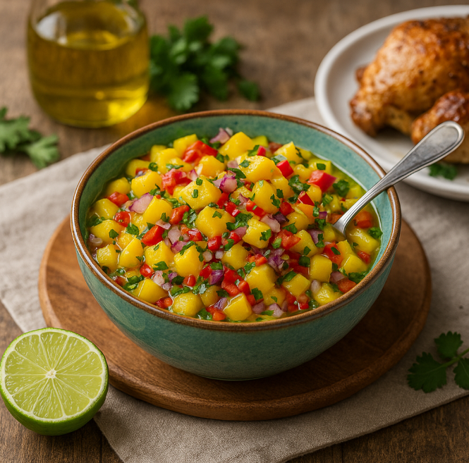 Острая сальса с манго — к курице рецепты от Дарики