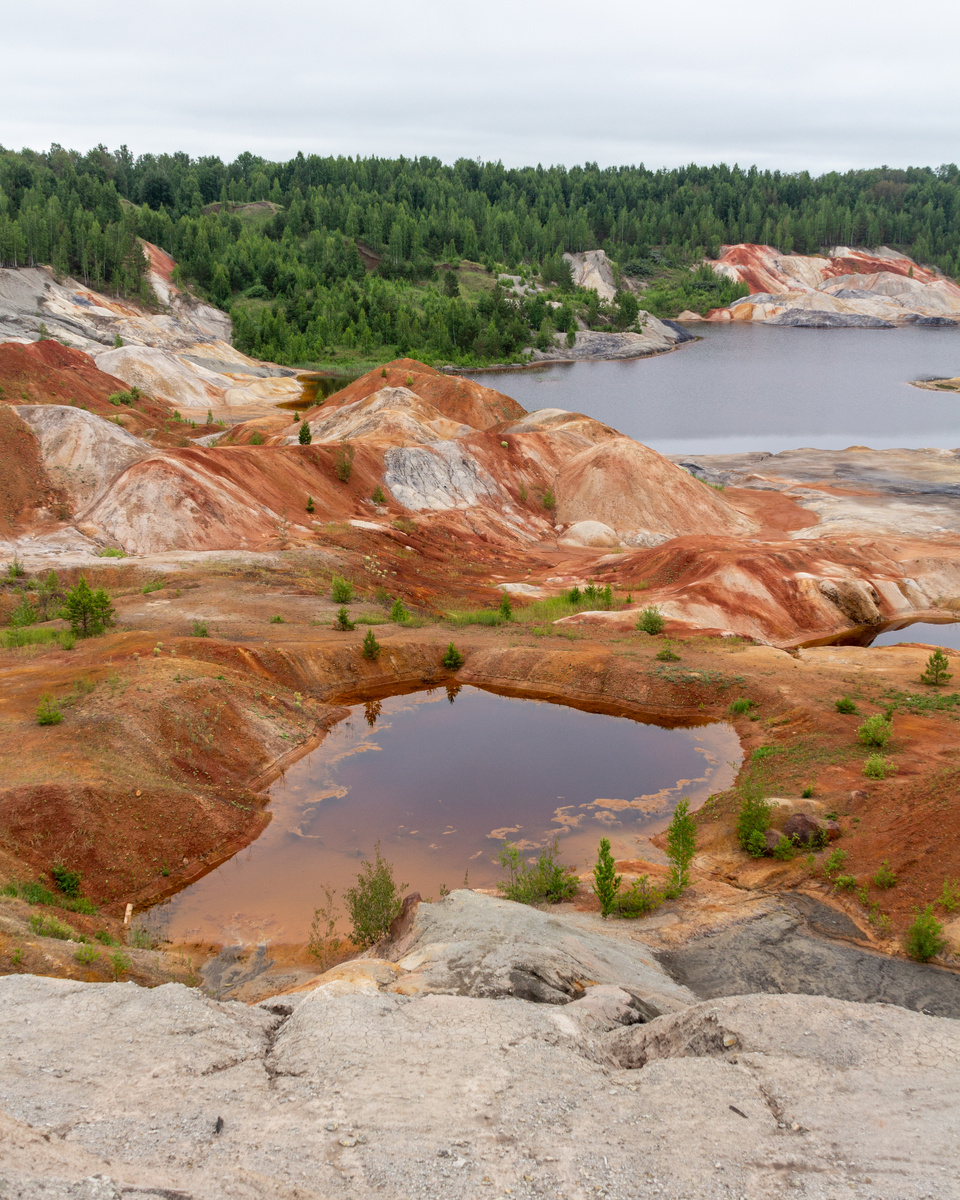 Уральский Марс (Богдановичские глиняные карьеры)