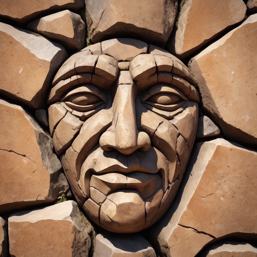 Так видит каменное лицо нейросеть... Что ж - это ее право =)