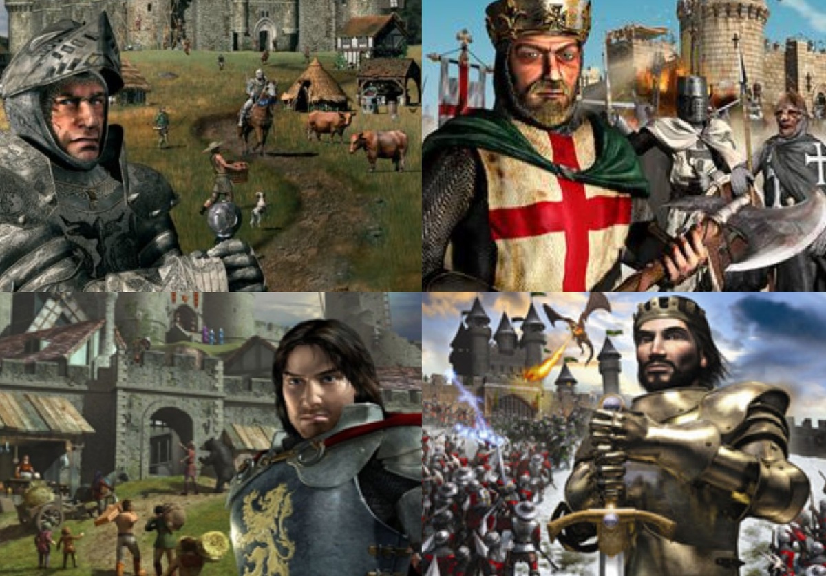 Четыре самые первые части серии Stronghold. Они же обычно самые любимые у фанатов