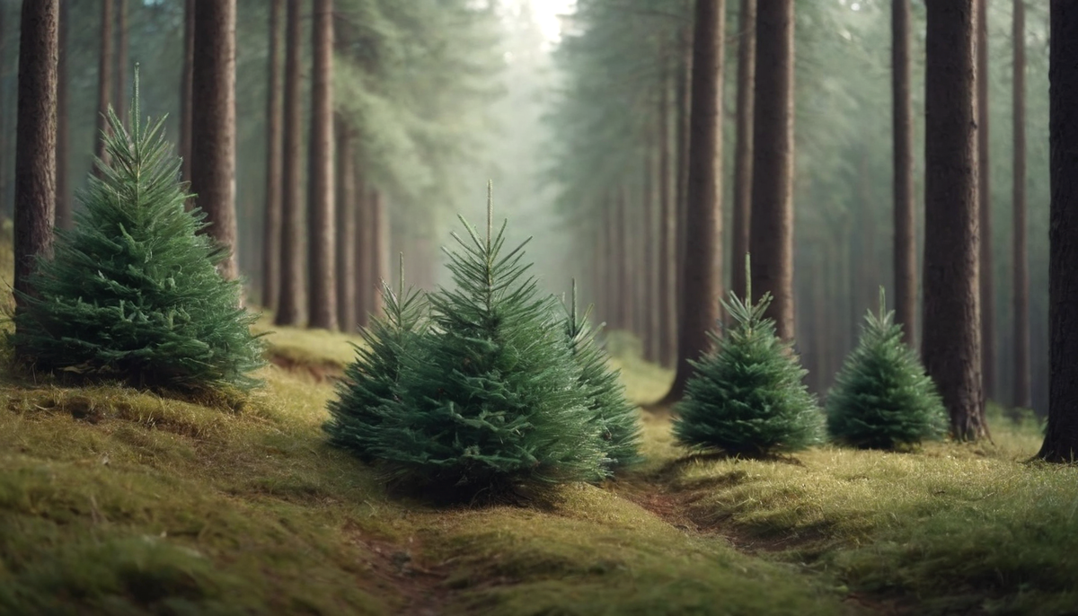 Ёлочки за несколько дней обогнали меня по росту.