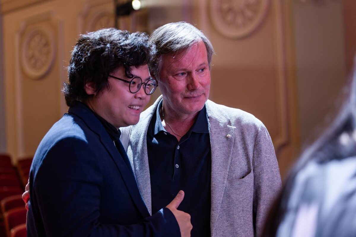 Китайский режиссер Дин Итэн и актер Игорь Гордин – члены жюри. Фото: Диана Токмакова