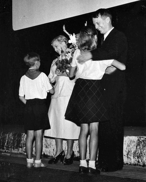 Супруги Марина Ладынина и Иван Пырьев в 1950 году