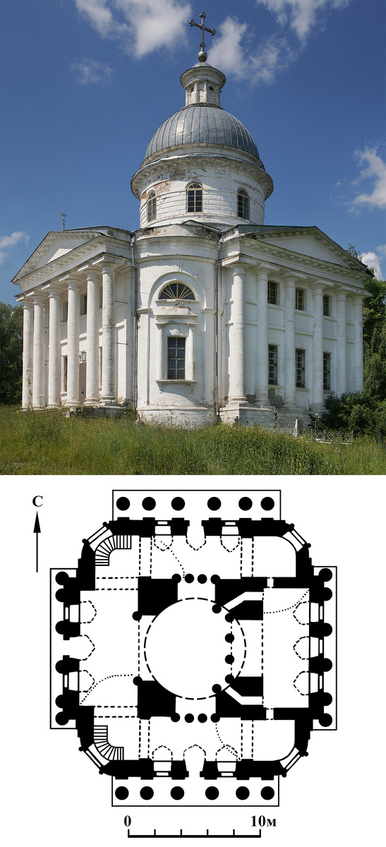 Преображенский храм села Телебукино (1807–1829) Рязанской области