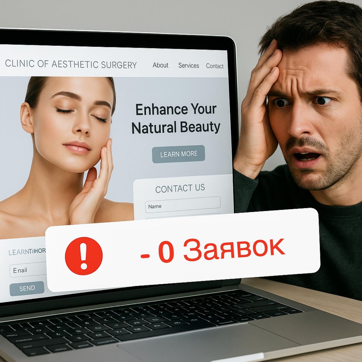 Почему нет заявок с сайта? 