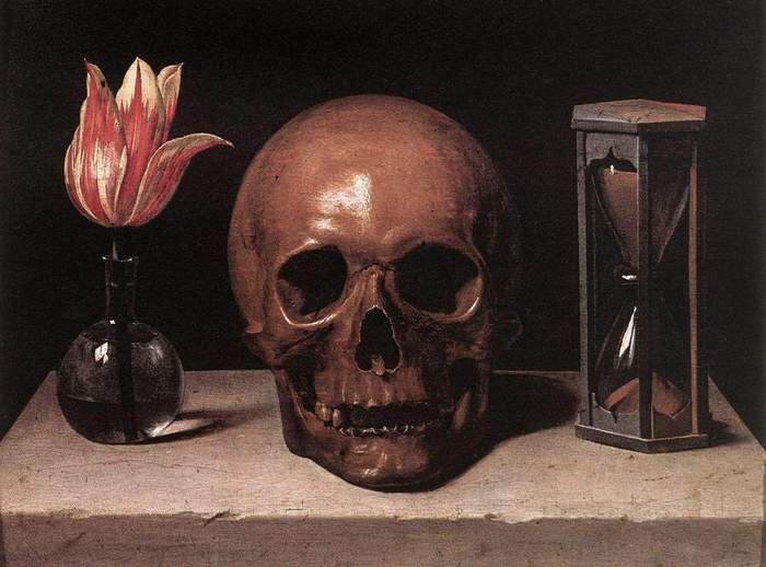    Филипп де Шампань. Натюрморт с черепом (Vanitas). 2-я половина XVII века