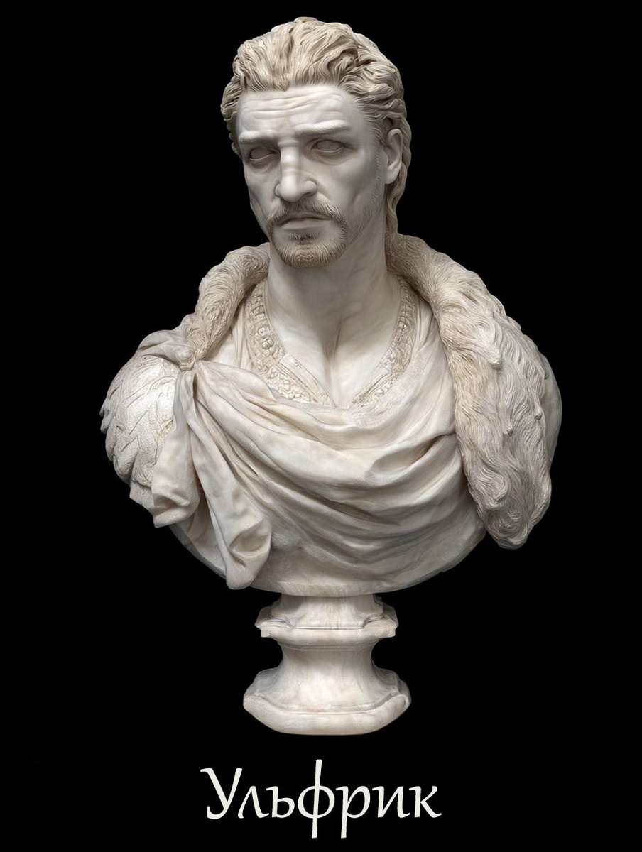Мраморный бюст Ульфрика Буревестника