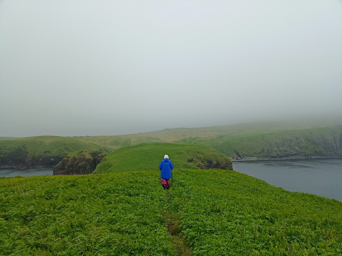 Идём по мысу Край света. Обратный путь. Фото автора