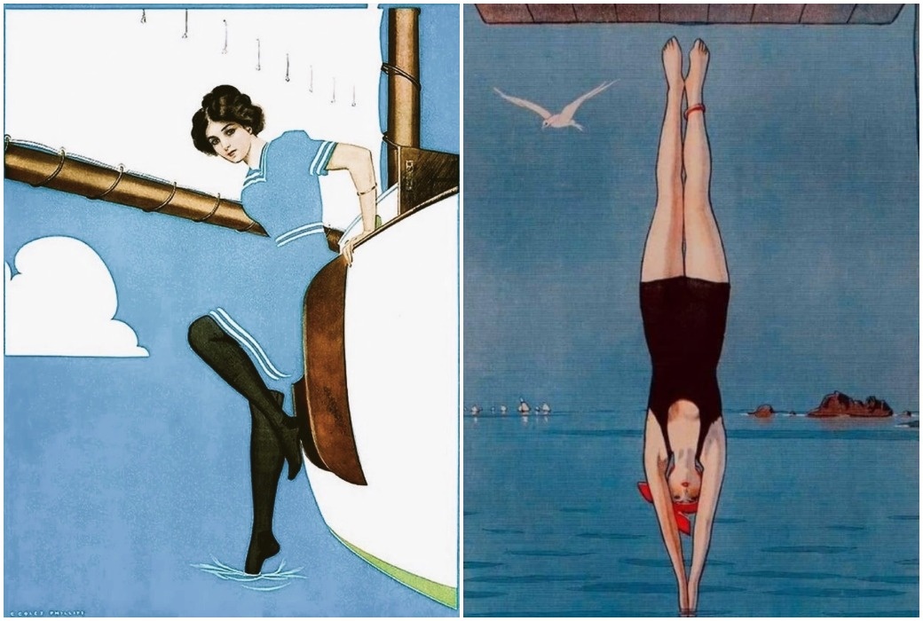 2. 1912. Clarence Coles Phillips. 1918 La Vie Parisienne - A.E.Marty