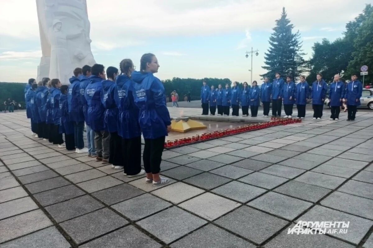    Яркие огни в Кемерове.