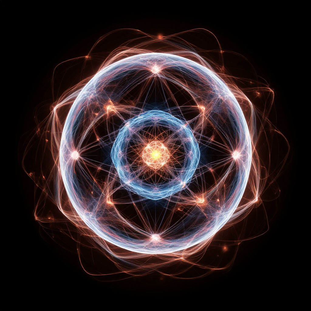 Схема атома.