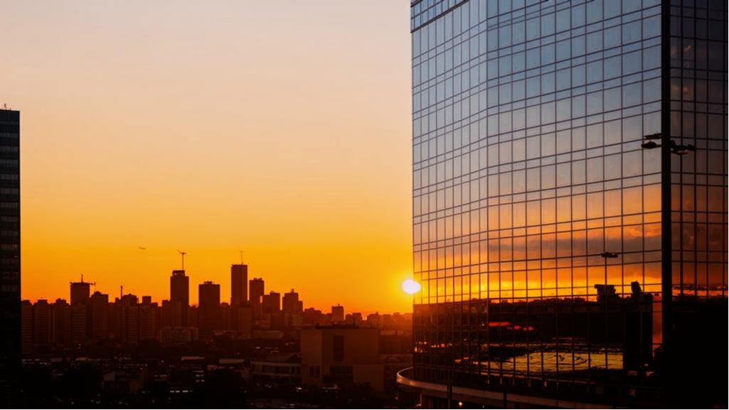 Оранжевый закат