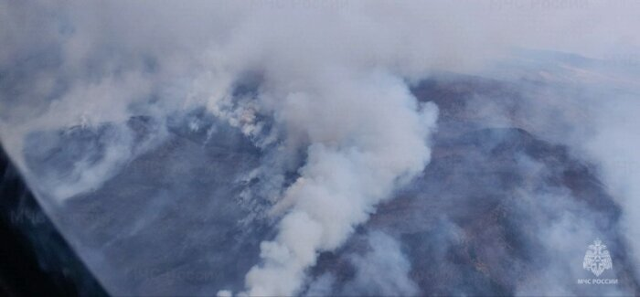 Огонь и дым не покидают регион несколько месяцев / фото: МЧС РФ  