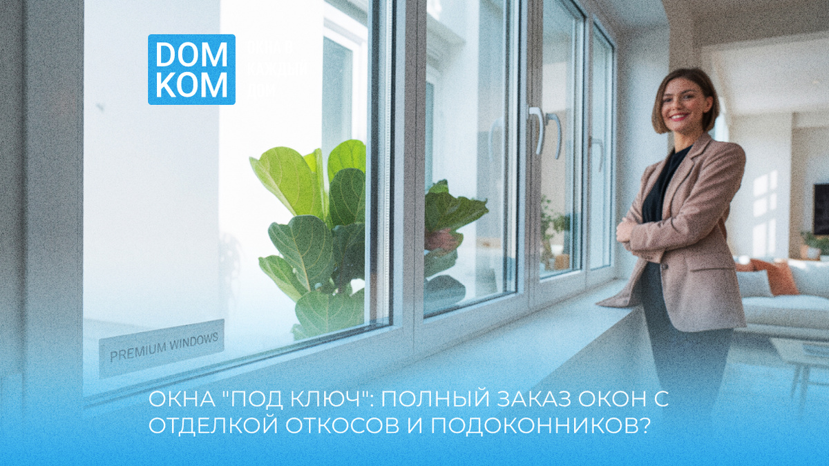 Окна "под ключ" от производителя