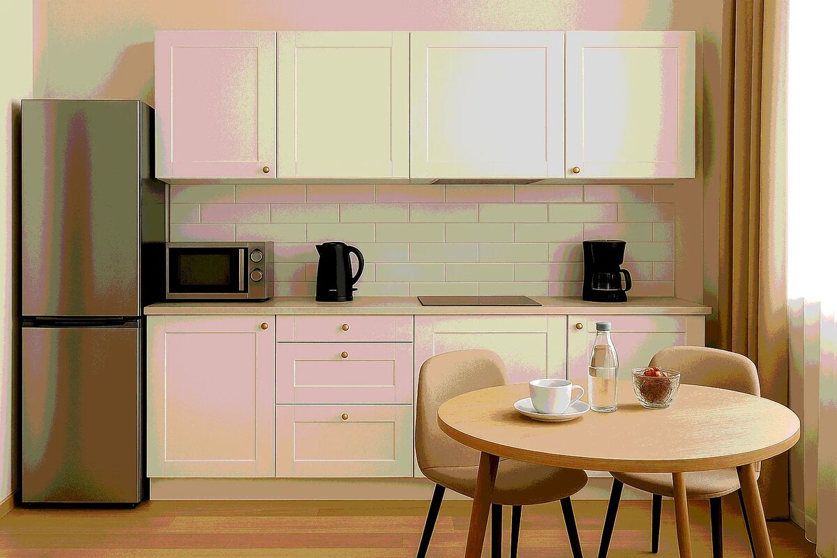 Пример наполнения посуточной квартиры. Больше примеров для вдохновения – в Pinterest