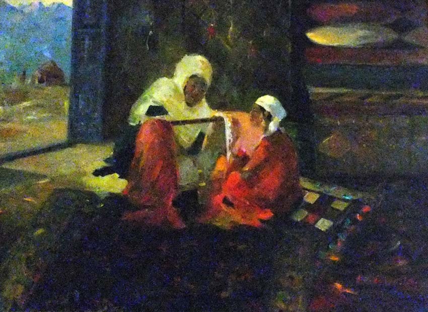 Акашев К "Жаз келин" хм 2010 г галерея ведерникова Алматы март 2013 г