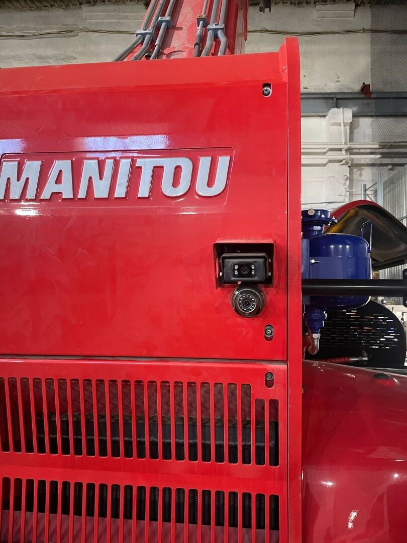 г. Екатеринбург. Установка кругового видеонаблюдения (5 камер) на Manitou mht-x 10135.