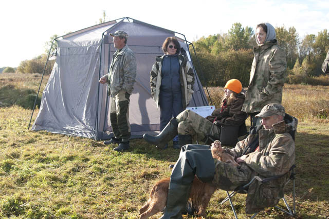 Зрители в лагере