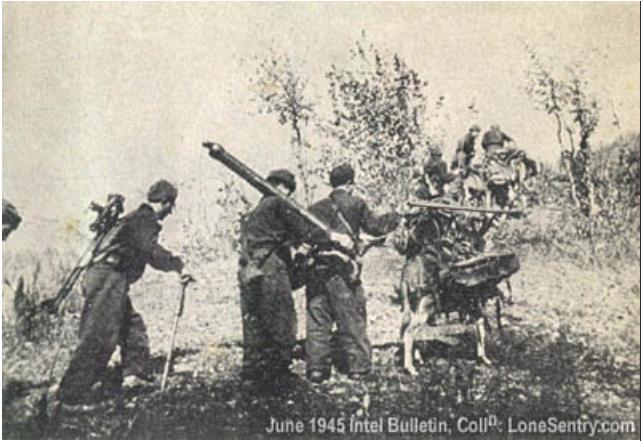 Типичное красноармейское разведывательное горнострелковое подразделение хорошо вооружено.