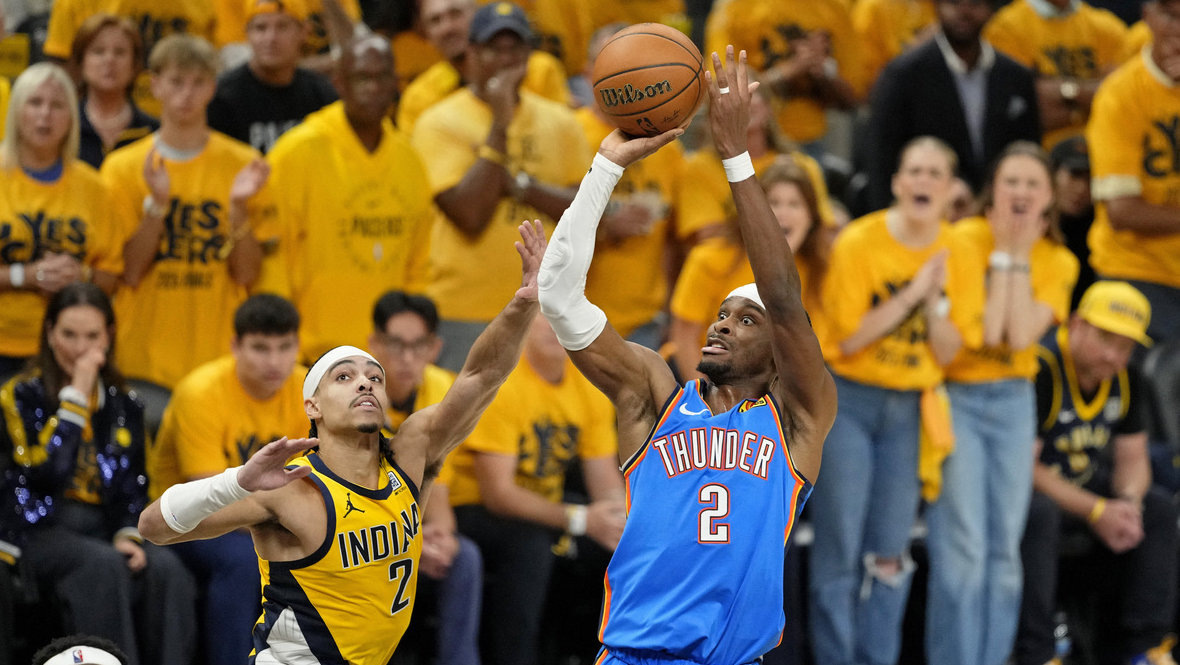    Шей Гилджес-Александер в атаке.Imagn Images USA Today Sports