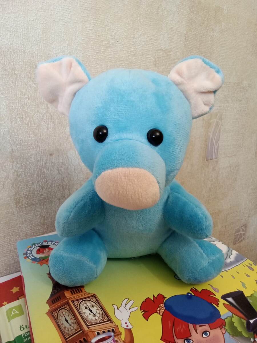 А голубая мышка теперь живёт у нас дома