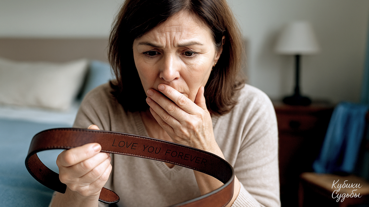 Нашла на его ремне послание: оказалось, он себя поддерживал словами