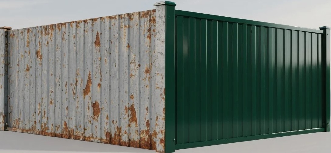 порошковая покраска ДО и После