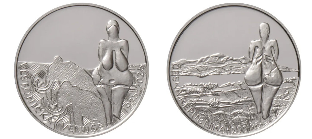    Памятная монета Венера из Дольни-Вестонице 2025 года