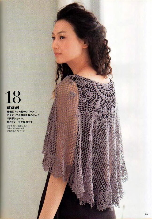 Накидки крючком