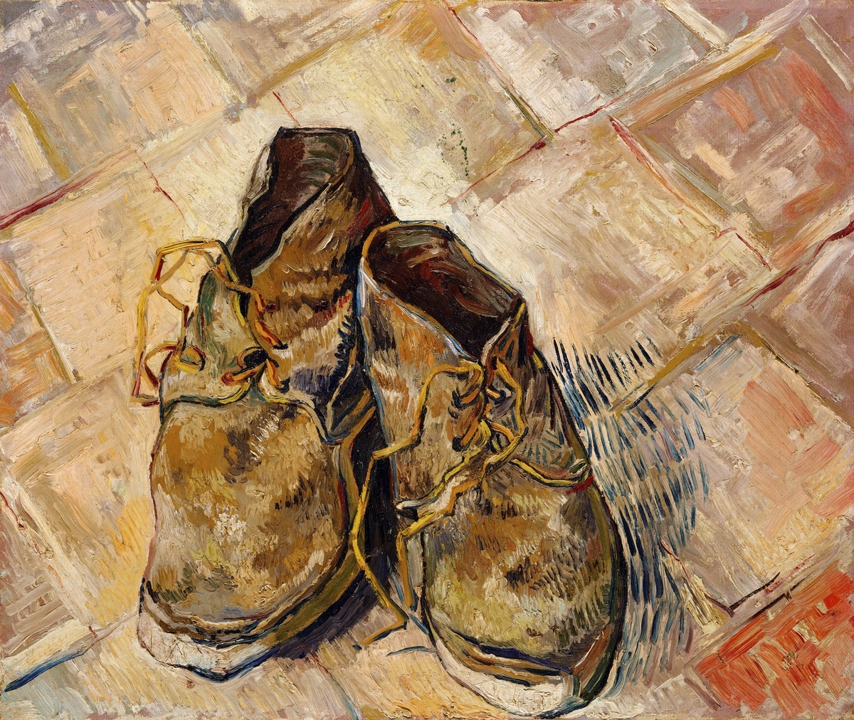 Shoes (1888) by Vincent Van Gogh. Original from the MET Museum.