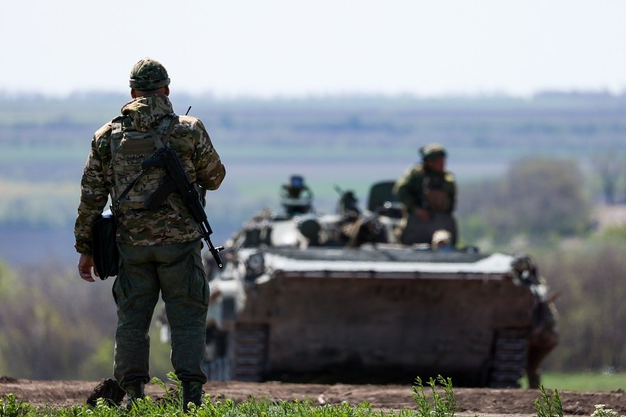 Военнослужащие во время подготовки штурмового подразделения в зоне СВО - Фото: Александр Река/ТАСС