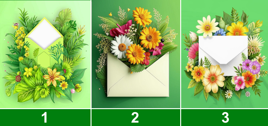 Выберите конверт 