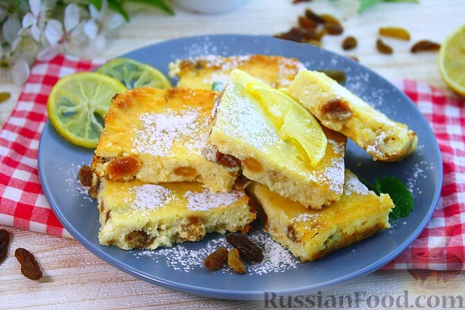 творог, яйца, молоко, крупа манная, сахар, соль, масло сливочное, цедра лимона, изюм, ванилин