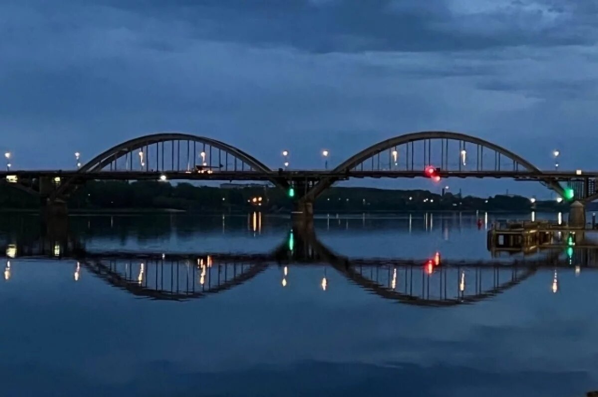    На рыбинском мосту установят подсветку RGBW