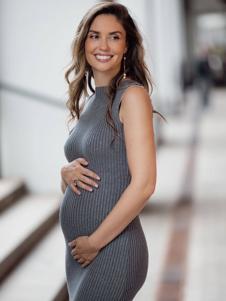    Агата Муцениеце станем мамой в третий раз