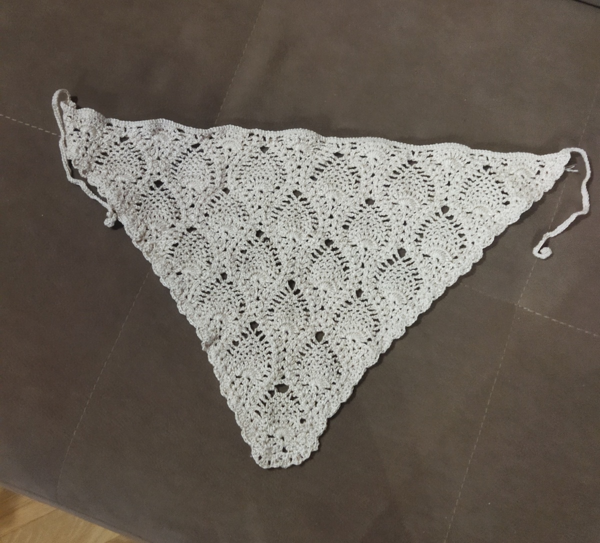 Летняя косынка крючком