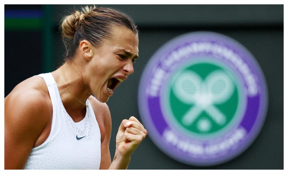    Соболенко шагнула в полуфинал Уимблдонского турнира. Фото: Reuters