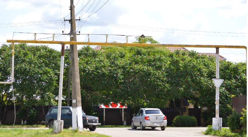 Фото автора. Станица. Лето 2025. Т образный перекрёсток.