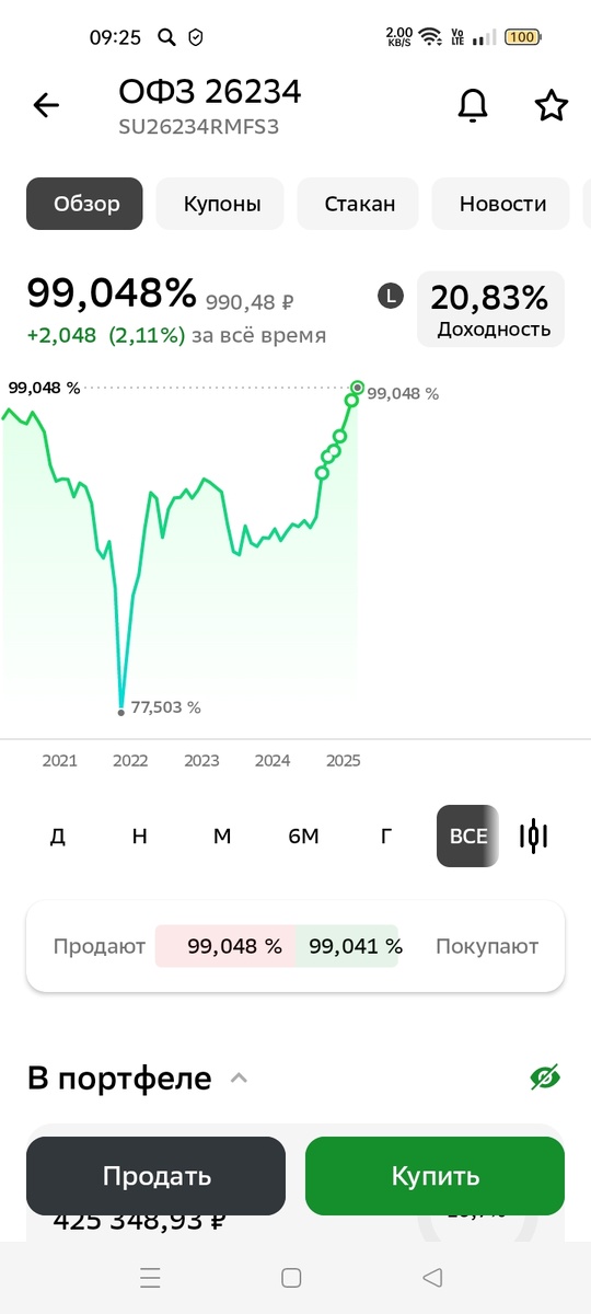 Скрин экрана моего смартфона