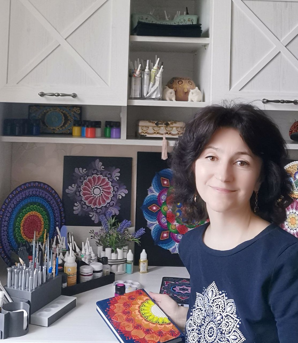 школа точечной росписи