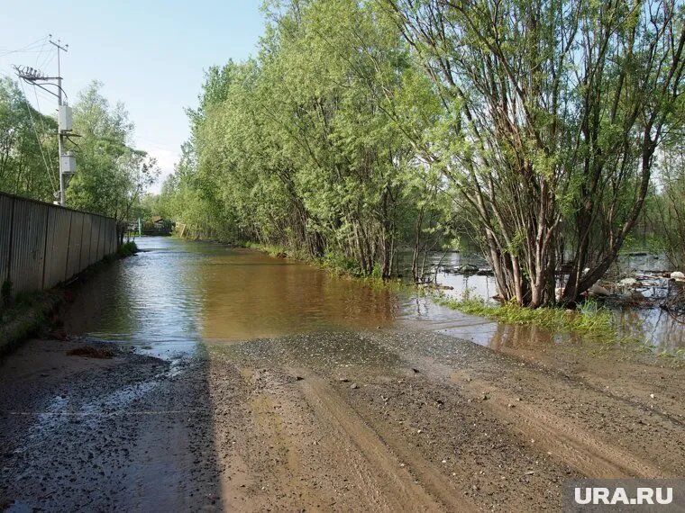 Большая вода в ХМАО постепенно отступает. Фото: Кристина Радионова © URA.RU