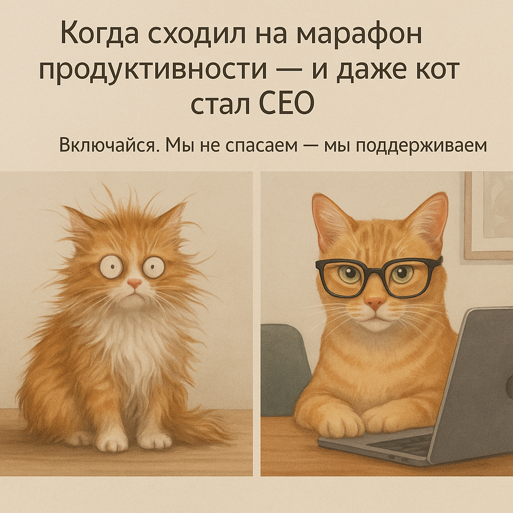 Котики, как всегда в главной роли.