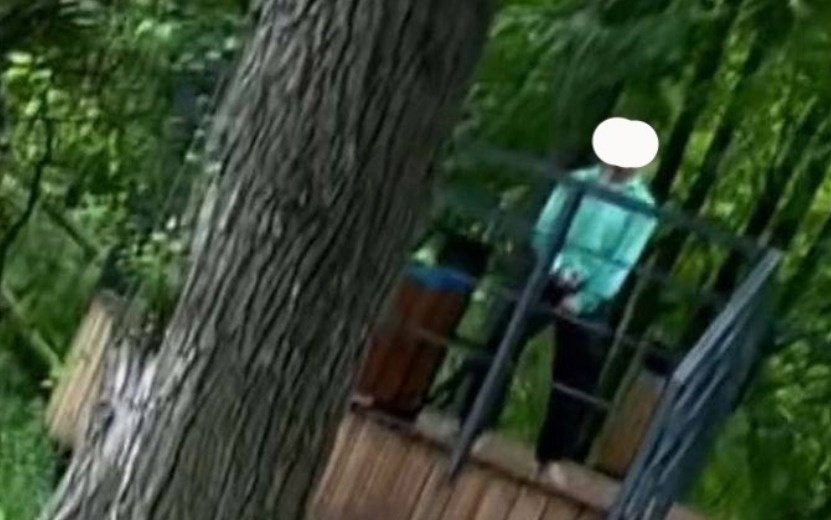  К посту также прилагался зацензуренный скриншот из оригинального видео. Фото: @zlou18