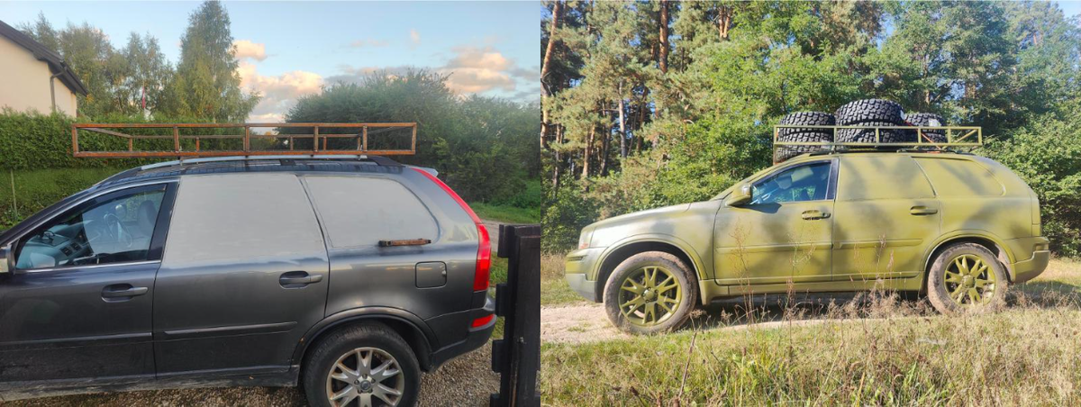 Так гражданские машины из Латвии переоборудуют в эвакуационные © соцсети