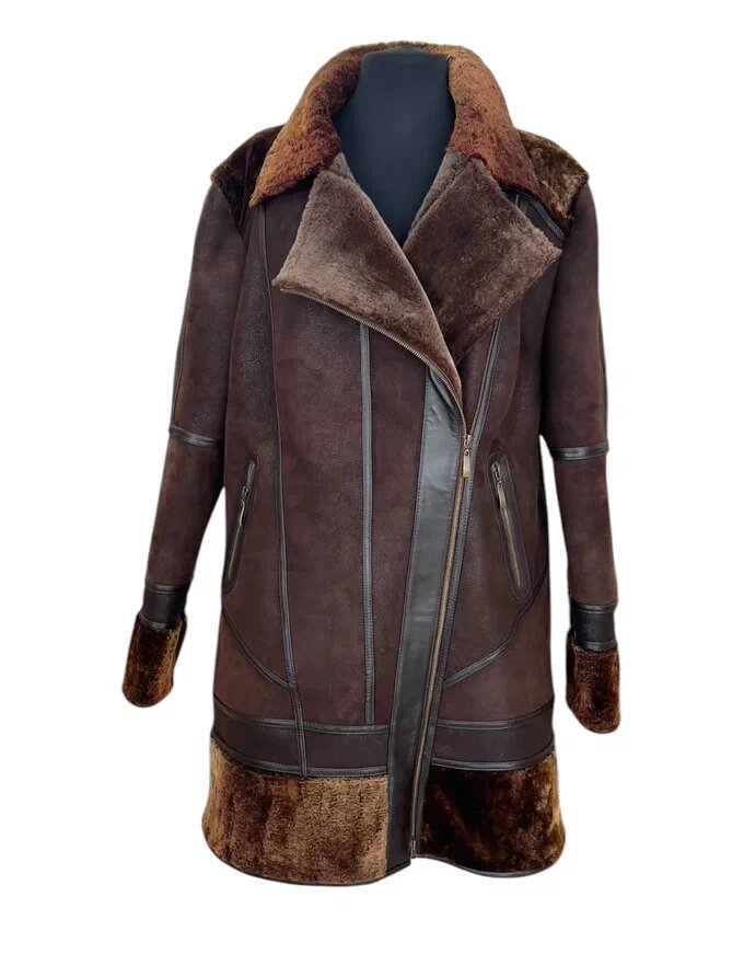 Пошив косухи из старой дубленки. Ателье Ирины Берзиной.